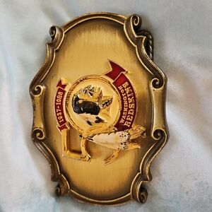 Vintage 80's Raintree Washington Redskins 50th Anniversary Belt Buckle